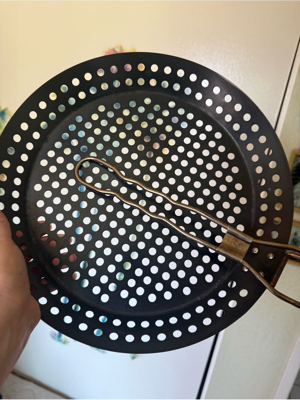 Metal grilling pan 10”